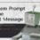 System Prompt is the First Message